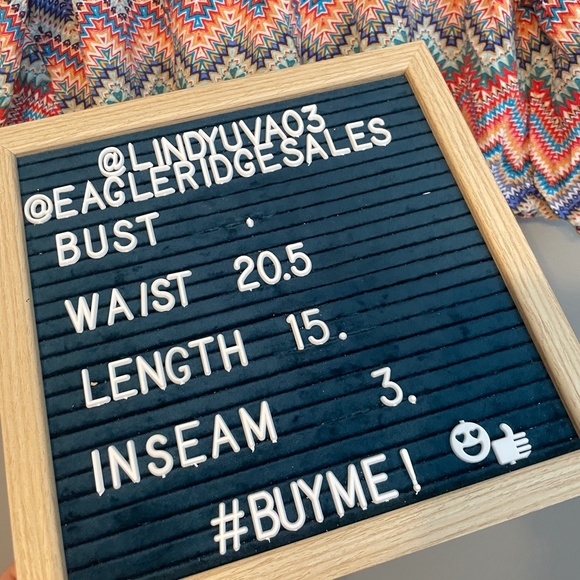 EUC Derek Heart Boho Chevron Zigzag Crochet Waist Shorts Size 3X - Picture 7 of 7